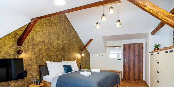 Pokoj č. 7 - apartmán Plus (37 m²)
