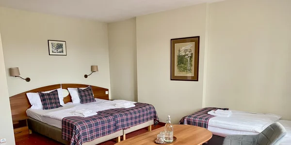 Třílůžkový pokoj Ekonomy s přistýlkou (31 m²)