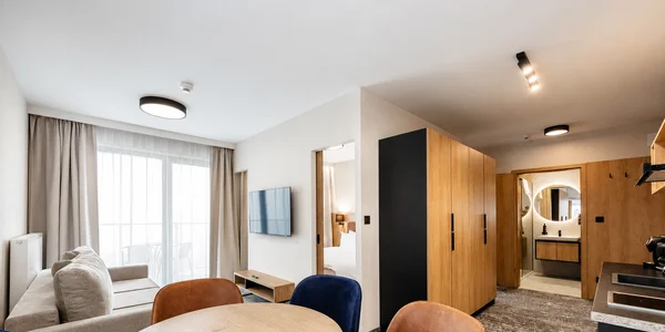 Apartmán Junior s výhľadom vo vedľajšej budove
