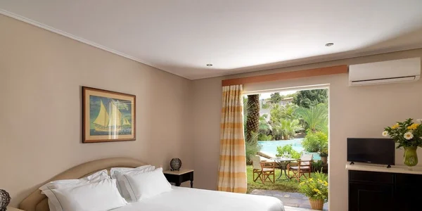 Dvoulůžkový Bungalow s výhledem do zahrady