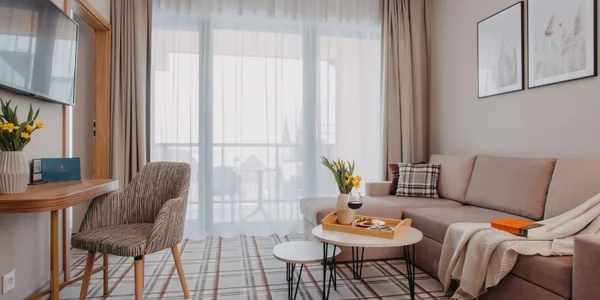 Apartmán Superior s privátnou saunou a terasou (32–38 m²)