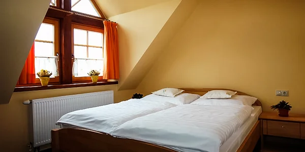 Dvoulůžkový pokoj s manželskou postelí