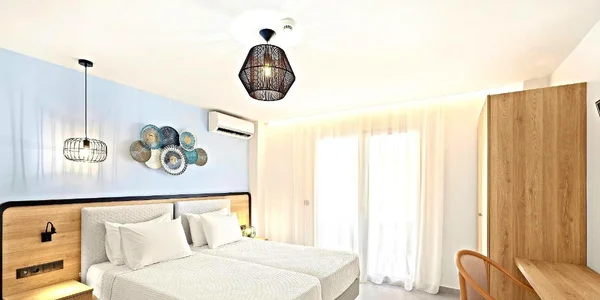 Dvoulůžkový pokoj, Superior, boční výhled na moře (21 m²)