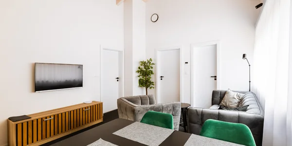 Podkrovný apartmán s 2 spálňami