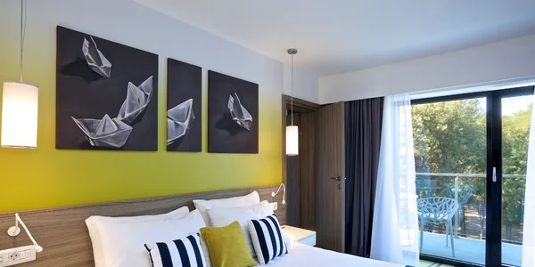 Dvoulůžkový pokoj s balkonem (23 m²)
