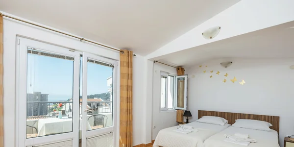 Dvojlôžkové Studio s výhľadom na more (22 m²)
