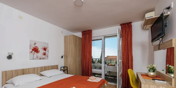 Dvojlôžkové Studio s čiastočným výhľadom na more (22 m²)