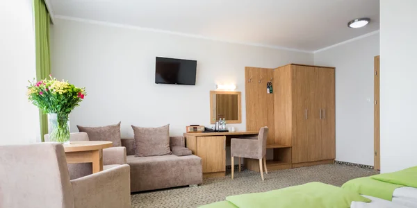 Dvoulůžkový pokoj s rozkládací pohovkou (16 m²)