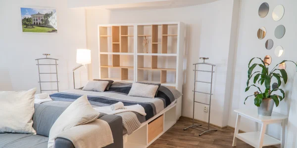 Dvoulůžkový apartmán Deluxe s manželskou postelí a přistýlkou