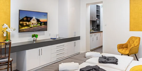 Prízemná izba s terasou a kuchynkou (25 m²)