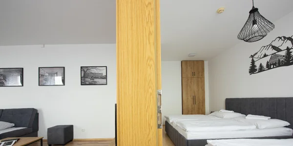 Dvoulůžkový rodinný apartmán s přistýlkou