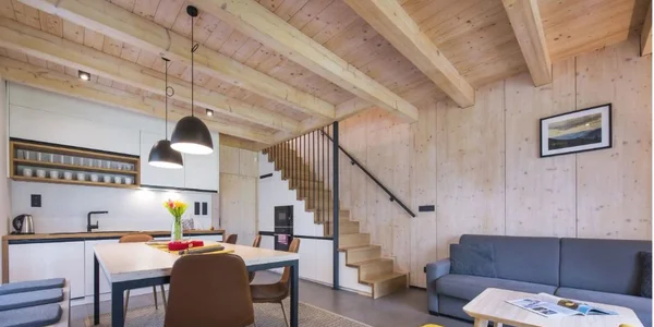 Wellness chata DeLuxe so saunou a vírivkou (51–80 m²)