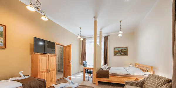 Apartmán s kuchyňou č. 6 manželská posteľ + 3 jednolôžka