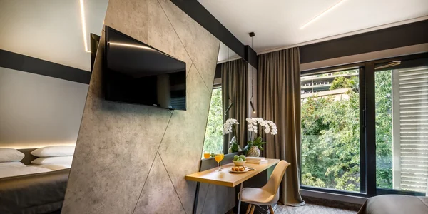 Pokoj Superior s výhledem do ulice (18–25 m²)