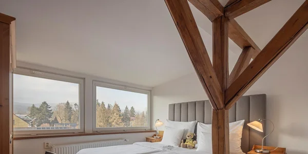 Trojlôžková izba s manželskou posteľou alebo oddelenými posteľami (25 m²)