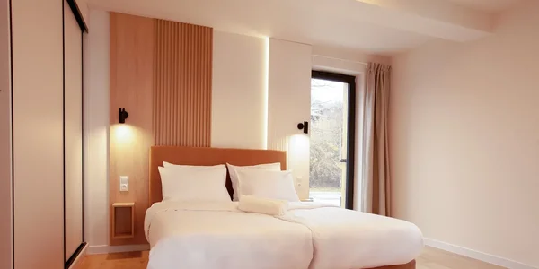 Apartmán se saunou a výhledem na jezero (53–56 m²)