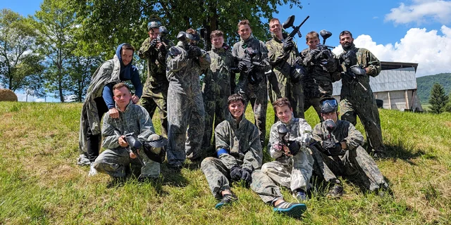 Paintball na farme: 2 hodiny adrenalínovej zábavy pre partiu