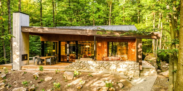Luxusný chalet uprostred lesa neďaleko Ostrihomu, polpenzia aj súkromný wellness