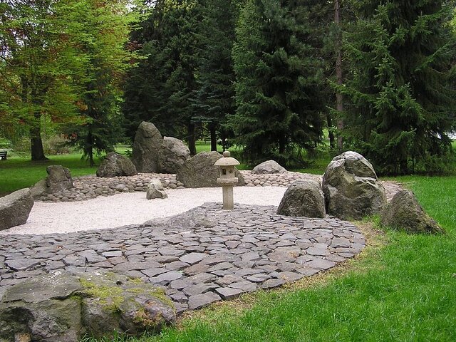 Japonská zenová zahrada Karlovy Vary