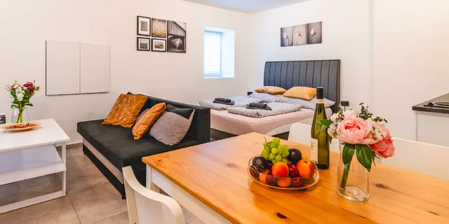 Krásny apartmán na Lipne až pre 6 osôb len kúsok od chodníka v korunách stromov