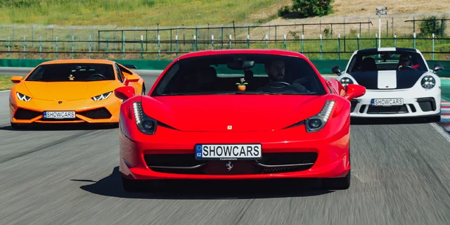 Exclusive VIP driving days: jízda na velkém závodním okruhu v Mostě v Lamborghini, Ferrari i Porsche
