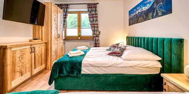 V blízkosti turistických chodníkov aj atrakcií: apartmány v Zakopanom so SPA zónou a raňajkami