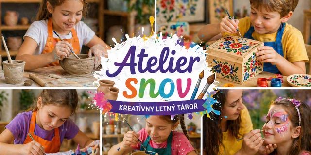 Ateliér snov: 5-dňový denný tábor plný tvorivosti pre deti