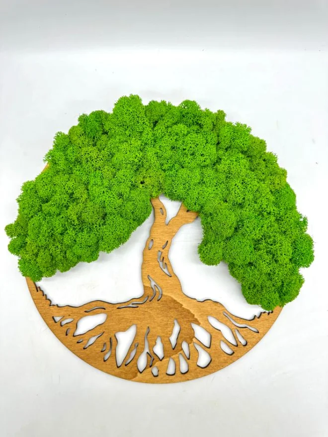 Machový obraz "Strom života" (30 cm)
