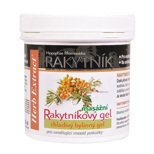 HERB EXTRACT Masážní gel s rakytníkovým olejem