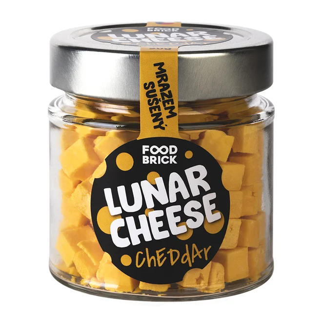 75 g Mrazom sušený syr v skle StrinX (cheddar)