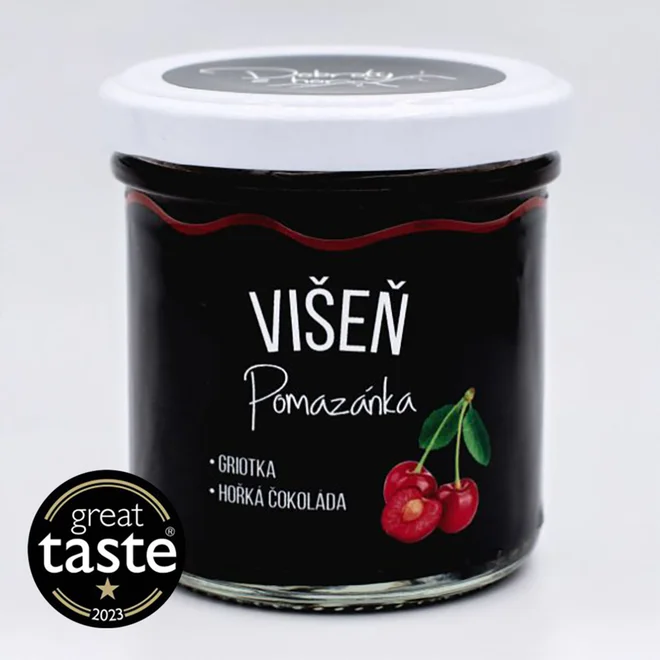 Originálny český džem (višňa - griotka / horká čokoláda)