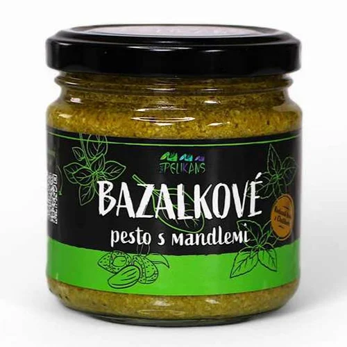 Bazalkové pesto s mandlemi, 170 g