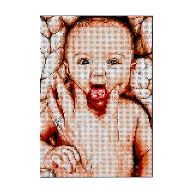 Photobrick s vlastní fotografií, 52 x 78 cm