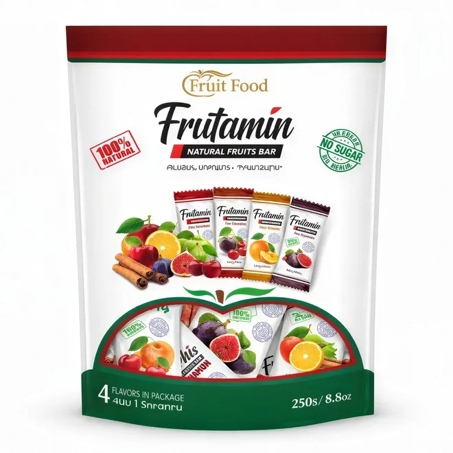 Fruit Food Frutini Fruit: ovocné placky, 400 g