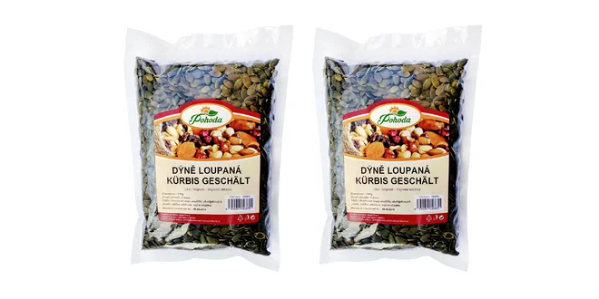 2 x 500 g Tekvica lúpaná