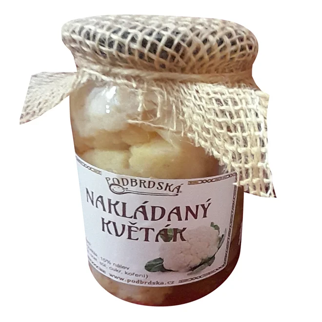 Květák ve sladkokyselém nálevu, 450 g