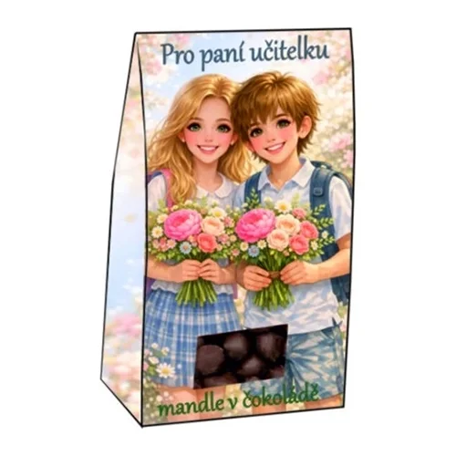 Mandle v čokoládě, 80 g - Pro paní učitelku (děti)