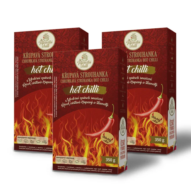 3 x 350 g Strúhanka originálnej receptúry (hot chilli)