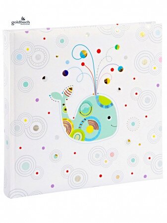 Šité fotoalbum růžkové WHALE SERENITY 60 stran