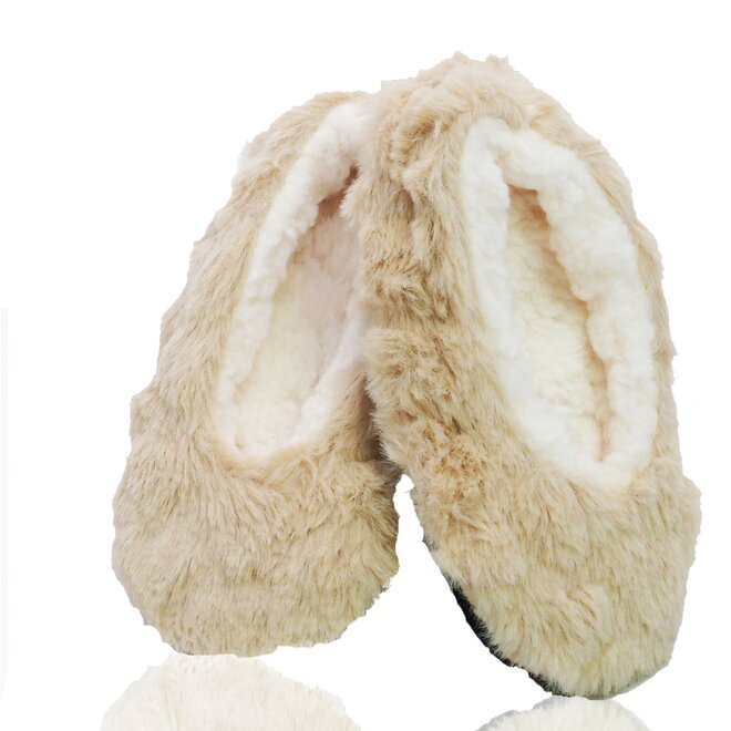 Dětské teplé papučky, jednobarevné