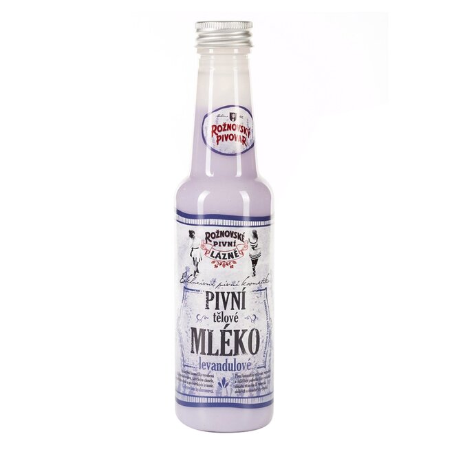 Pivní tělové mléko levandulové, 250 ml