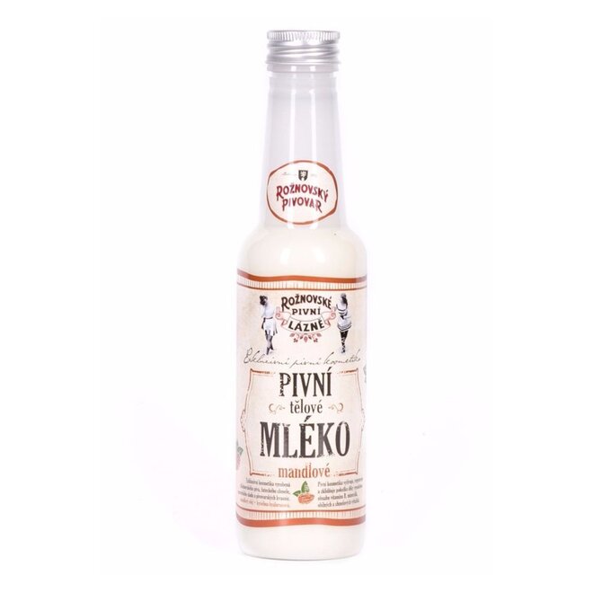 Pivní tělové mléko mandlové, 250 ml