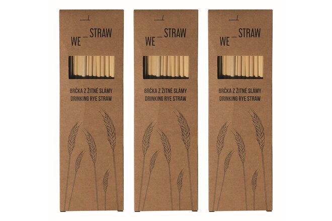 3× 50 ks slámek We-Straw