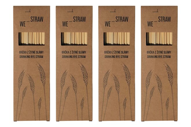 4× 50 ks slámek We-Straw