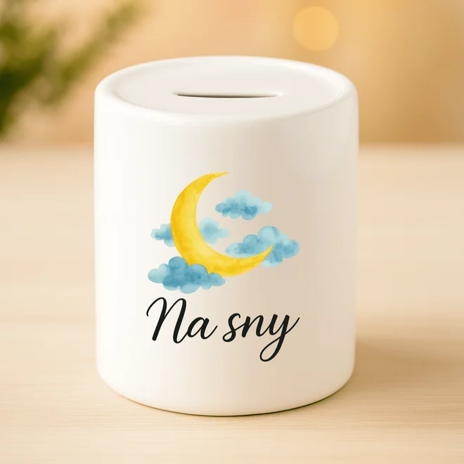 Keramická pokladnička - Na sny