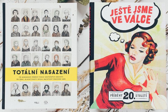 Historie v komiksu: kniha Ještě jsme ve válce a Totální nasazení