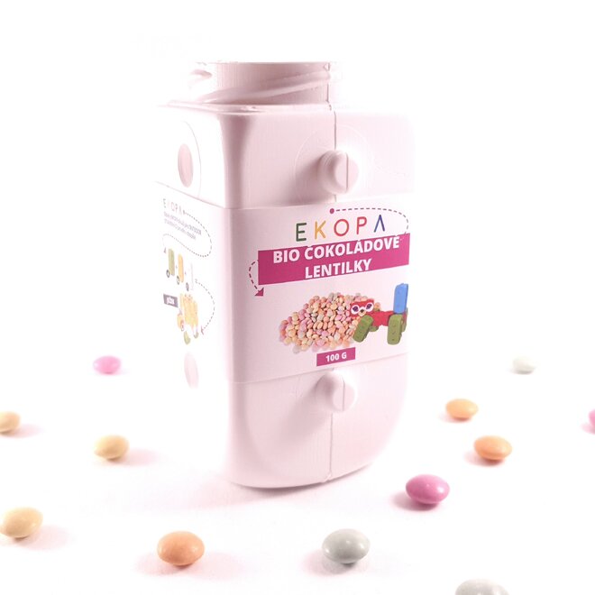 Biolentilky v EKOPA kostce - bílá