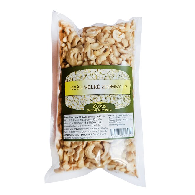 Kešu zlomky velké LP, 500 g
