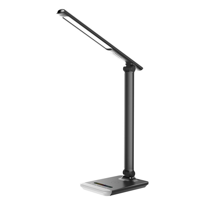 LED stolní lampička PLATINET PDLH10QBR, Qi bezdrátové dobíjení, RGB podsvětlení