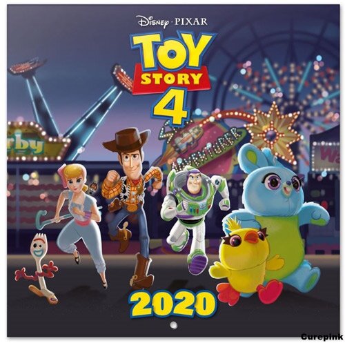 Nástěnný kalendář 2020 - Toy Story 4